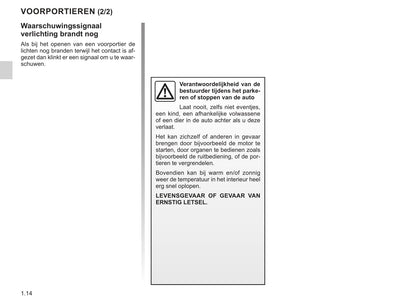 2021-2022 Renault Master Owner's Manual | Dutch