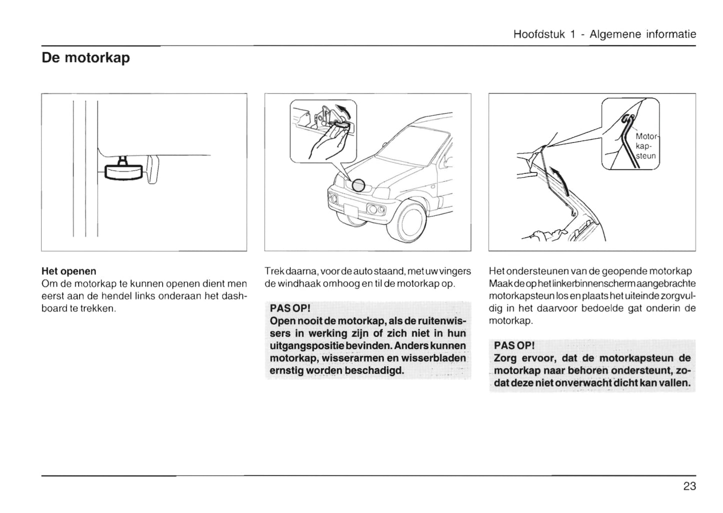 2000-2006 Daihatsu Terios Manuel du propriétaire | Néerlandais