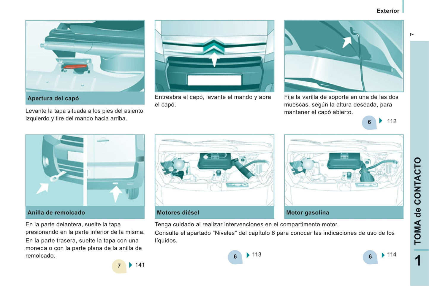 2011-2012 Citroën Jumpy Atlante Gebruikershandleiding | Spaans