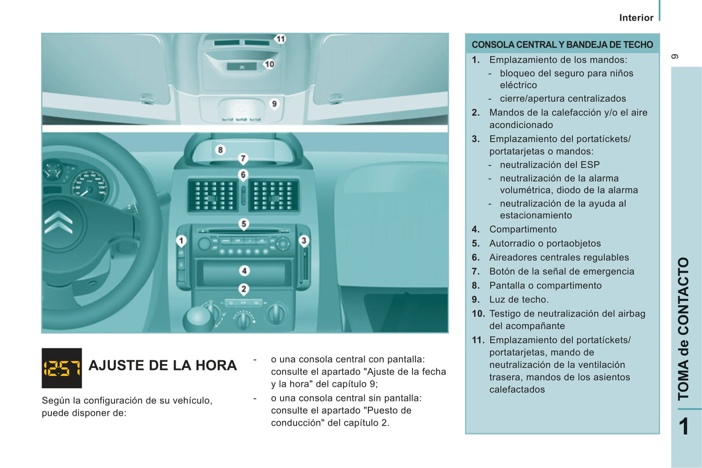 2011-2012 Citroën Jumpy Atlante Gebruikershandleiding | Spaans