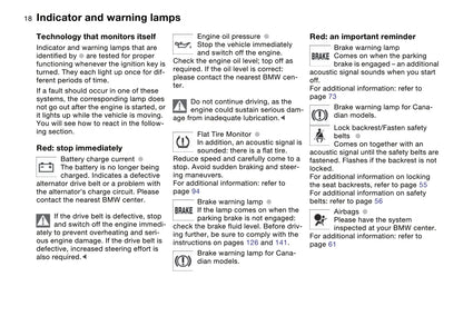 2003-2004 BMW 3 Series Owner's Manual | English