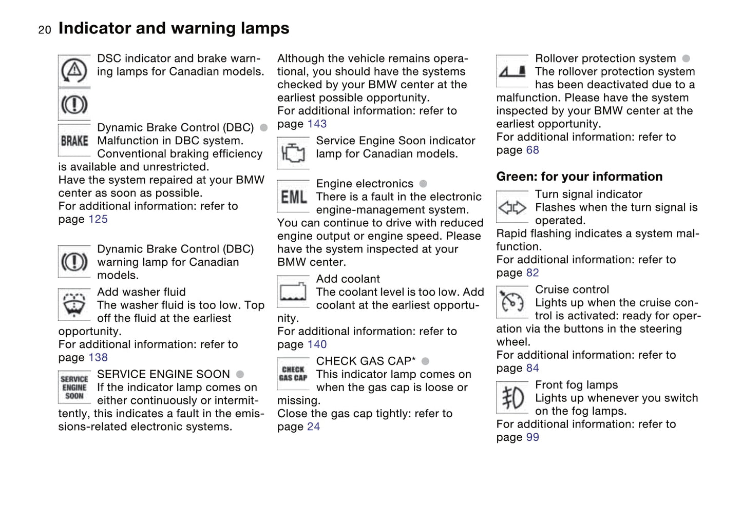 2003-2004 BMW 3 Series Owner's Manual | English