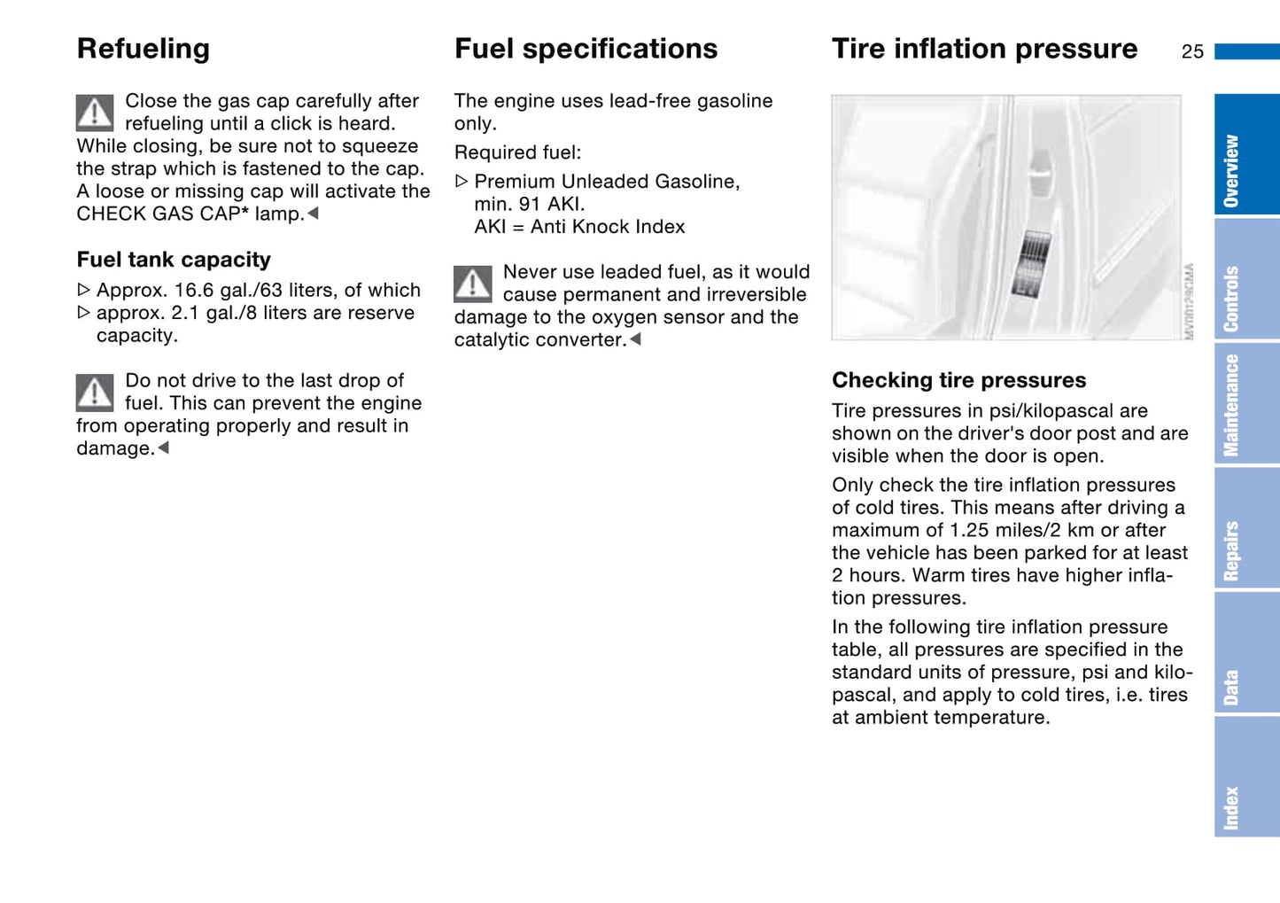 2003-2004 BMW 3 Series Owner's Manual | English