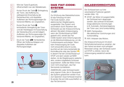 2017-2018 Fiat 500/500C Bedienungsanleitung | Deutsch