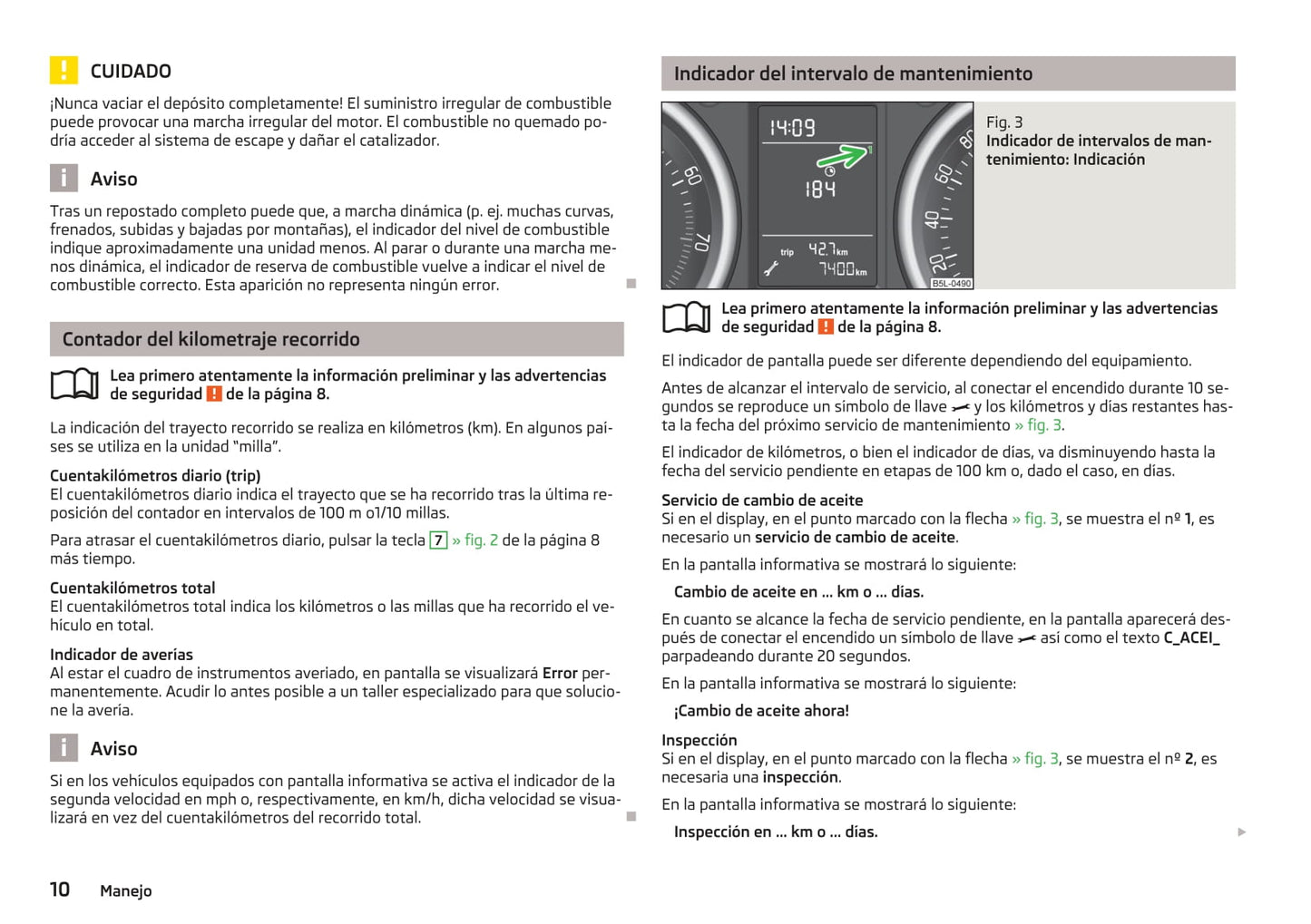 2014-2015 Skoda Yeti Gebruikershandleiding | Spaans