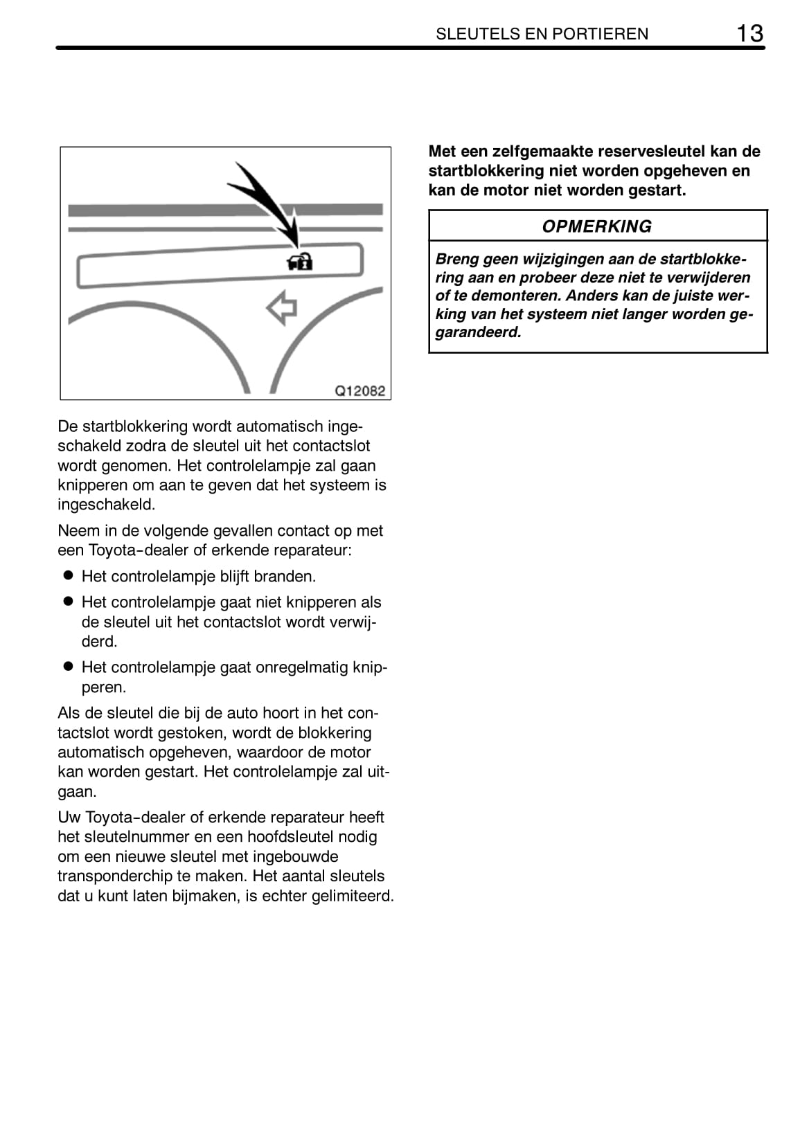 2008-2009 Toyota Hiace Owner's Manual | Dutch