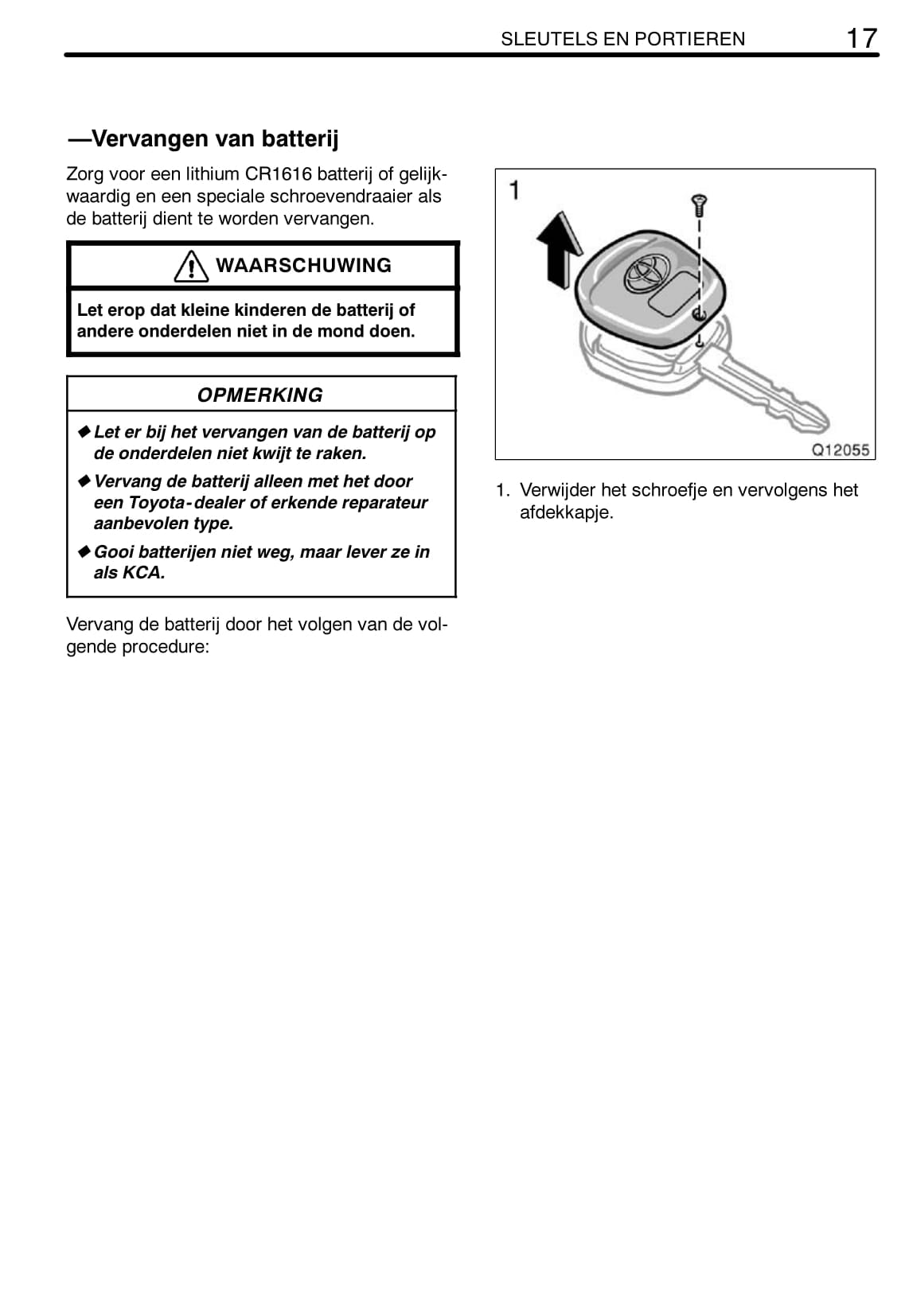 2008-2009 Toyota Hiace Owner's Manual | Dutch