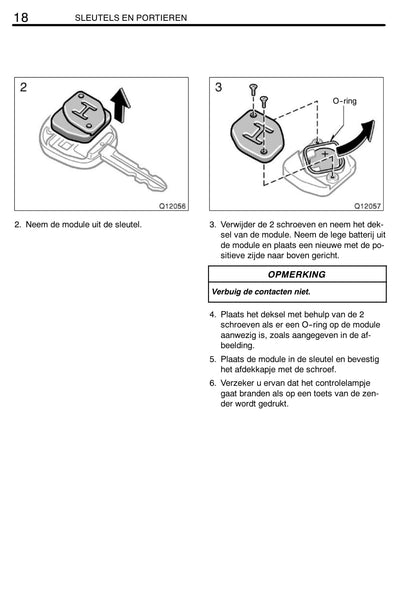 2008-2009 Toyota Hiace Owner's Manual | Dutch