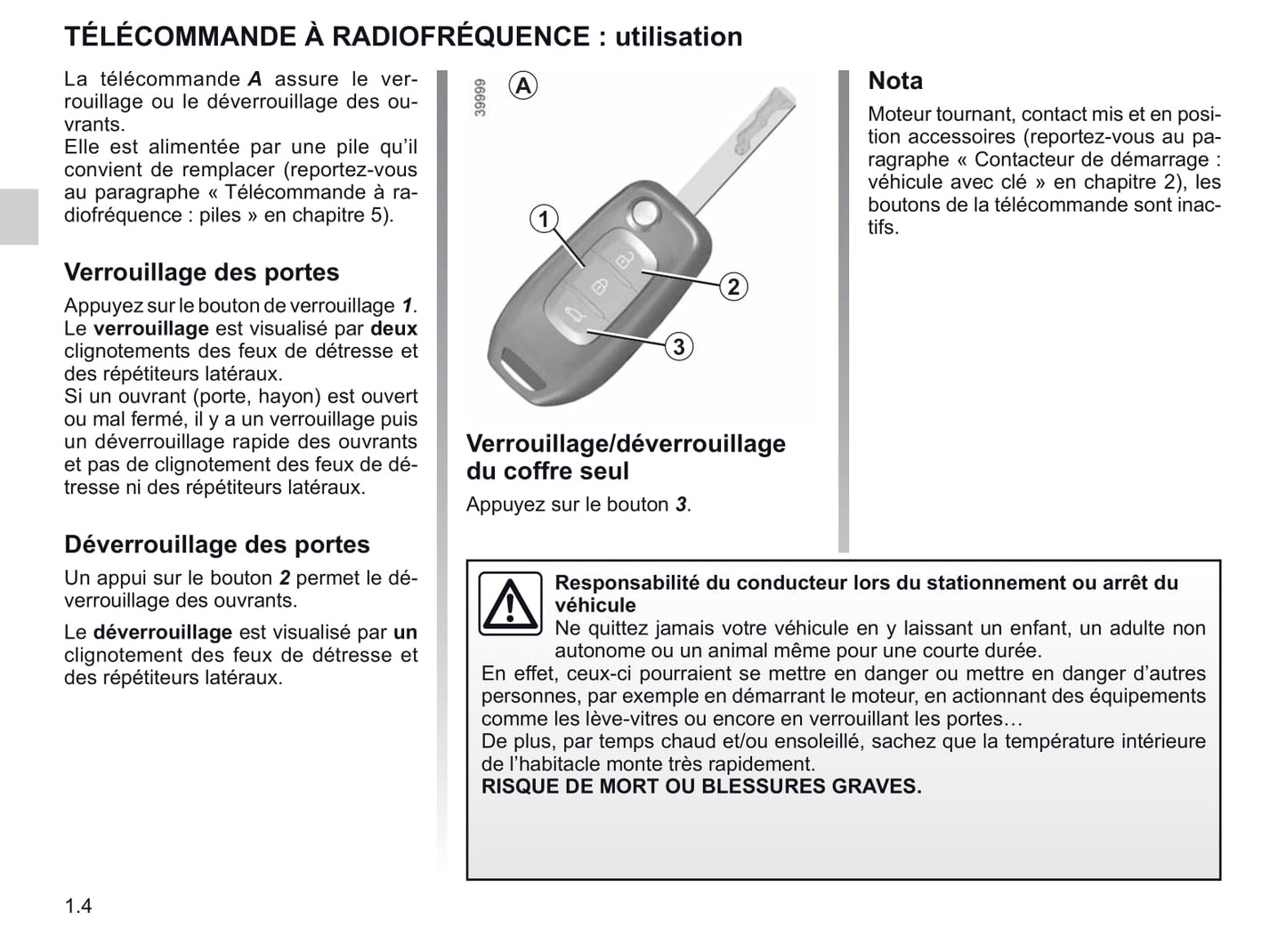 2018-2019 Renault Koleos Owner's Manual | French