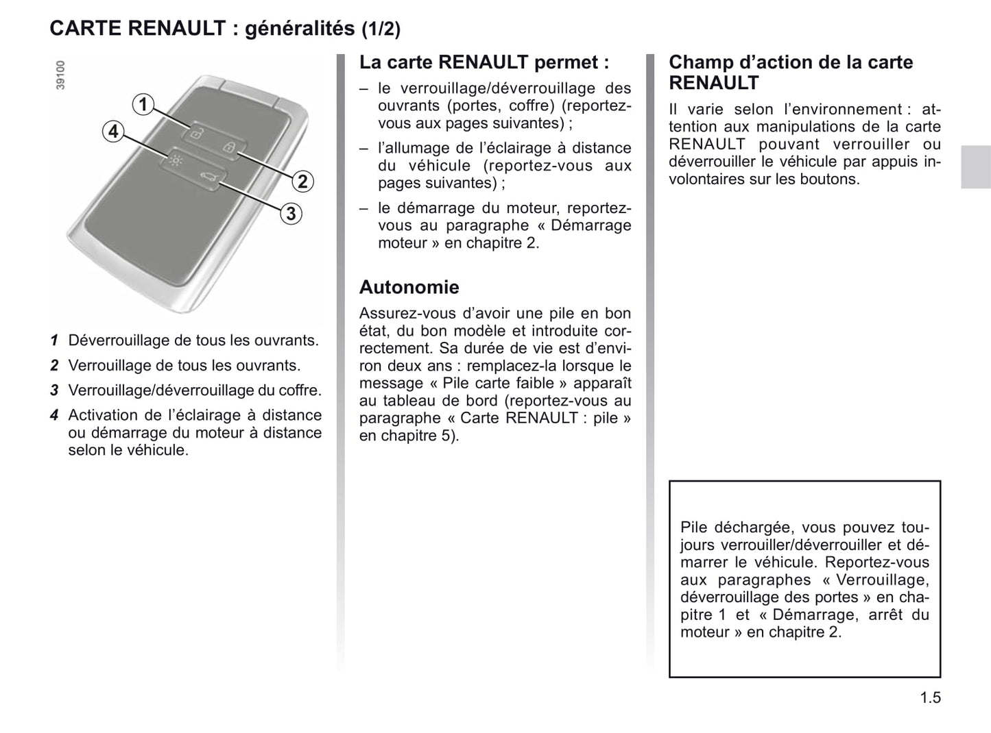 2018-2019 Renault Koleos Owner's Manual | French