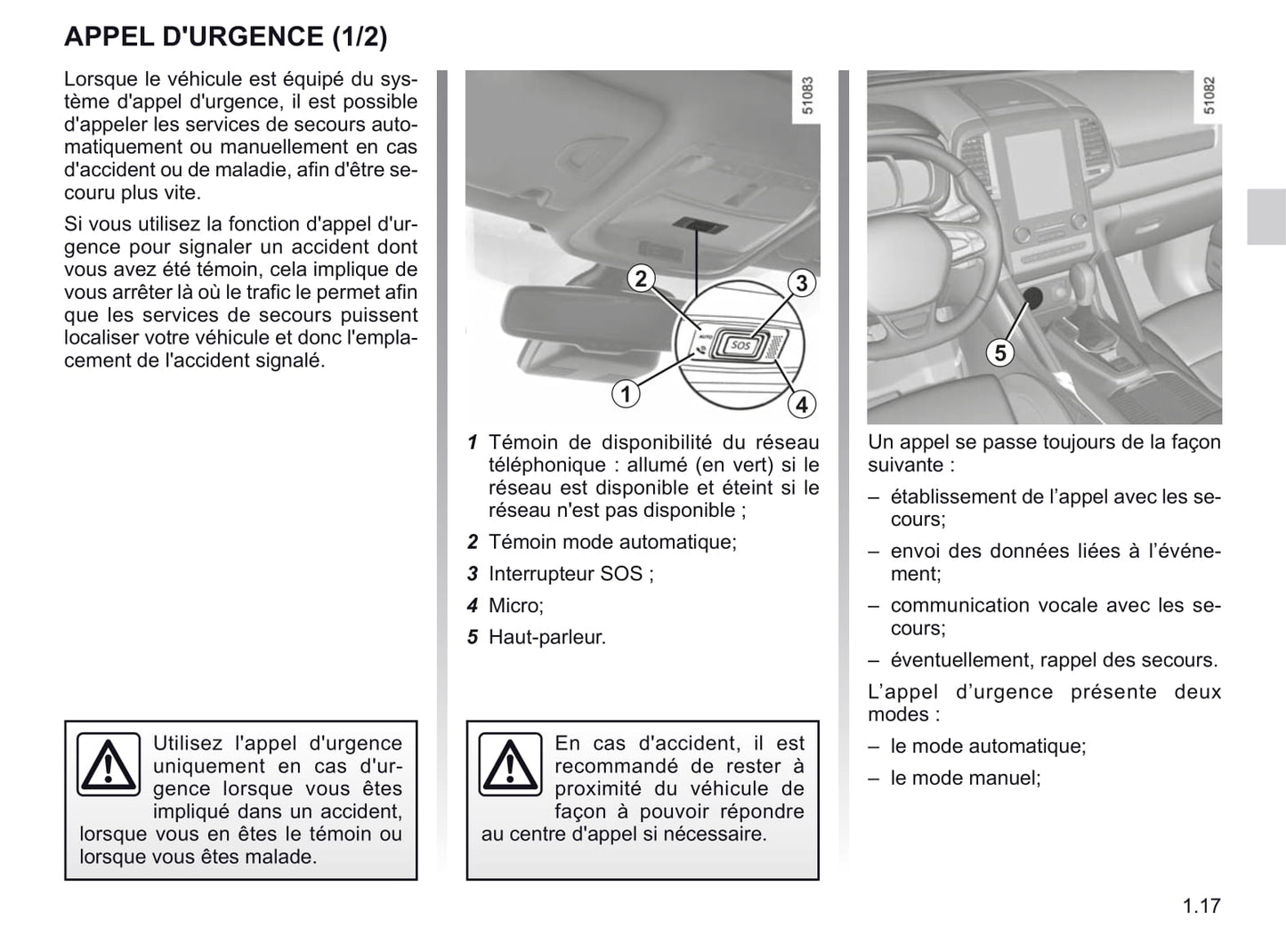 2018-2019 Renault Koleos Owner's Manual | French