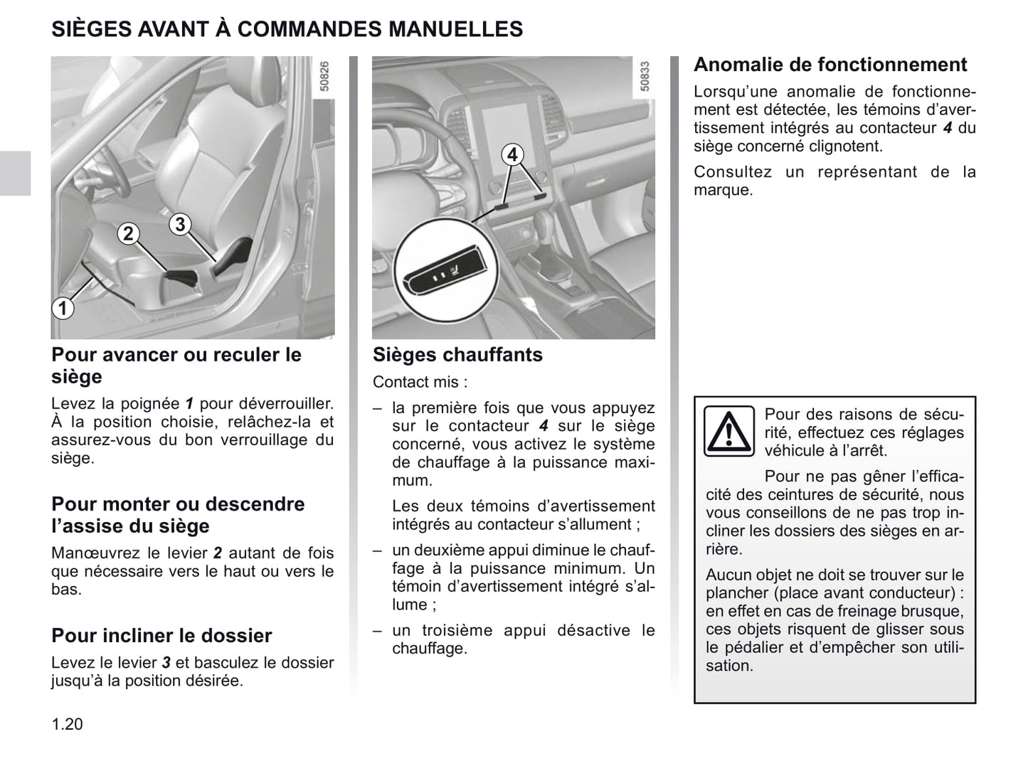 2018-2019 Renault Koleos Owner's Manual | French