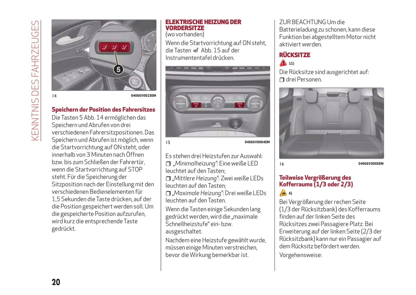 2017-2020 Alfa Romeo Stelvio Owner's Manual | German