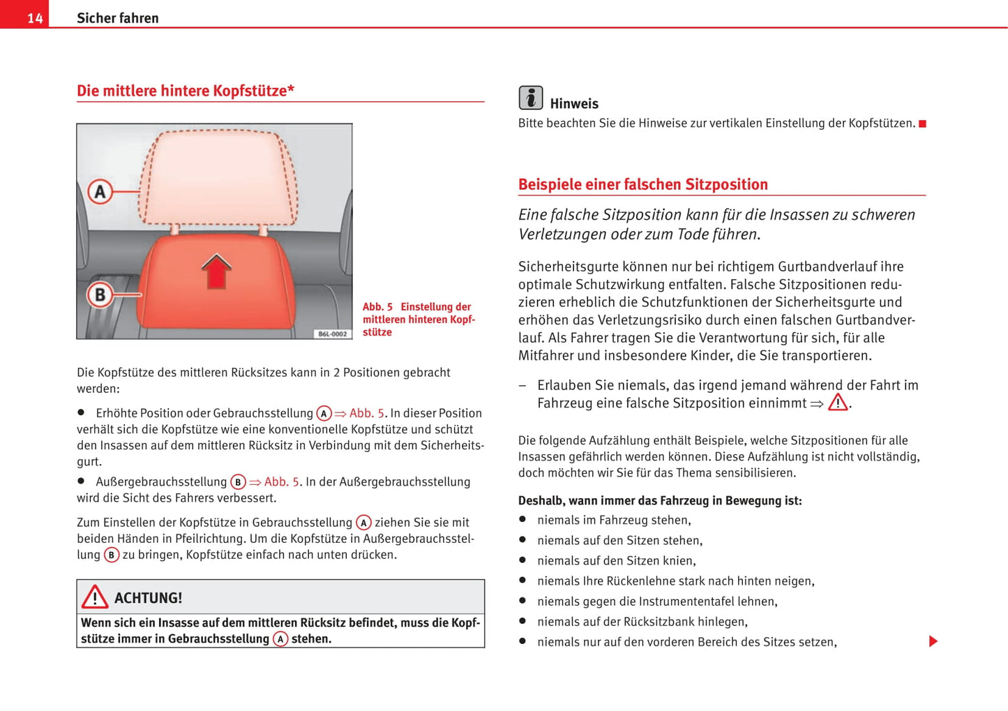 2007-2008 Seat Cordoba Owner's Manual | German