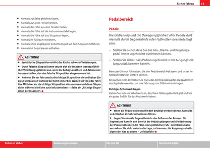 2007-2008 Seat Cordoba Owner's Manual | German