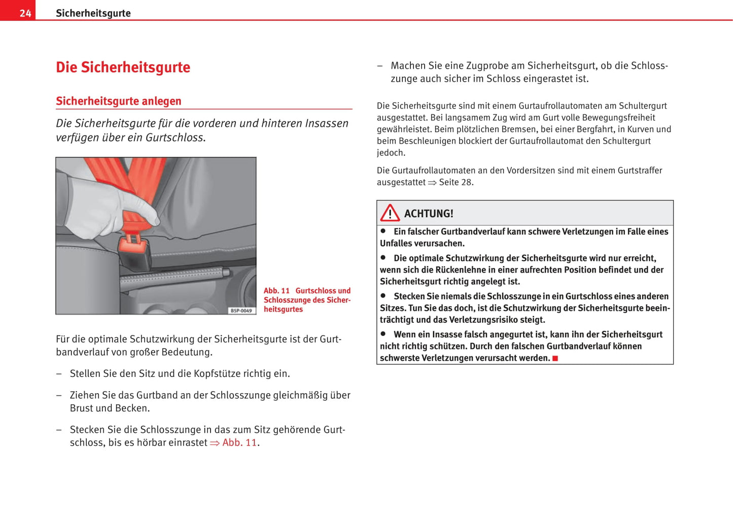 2007-2008 Seat Cordoba Owner's Manual | German