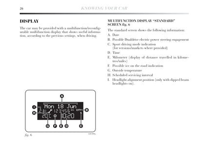 2011-2015 Lancia Delta Owner's Manual | English