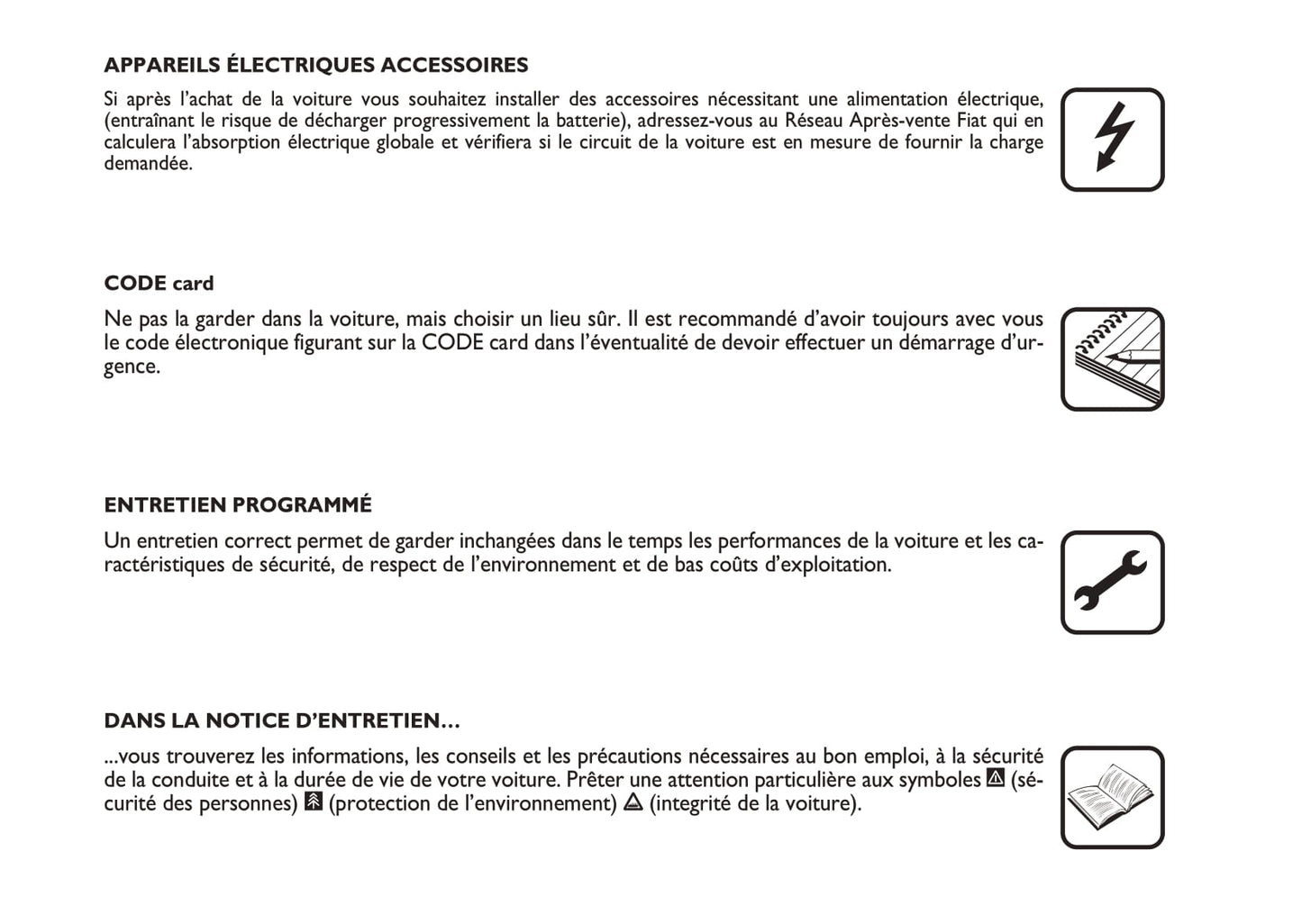 2010-2011 Fiat Idea Owner's Manual | French