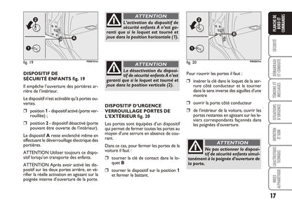 2010-2011 Fiat Idea Owner's Manual | French