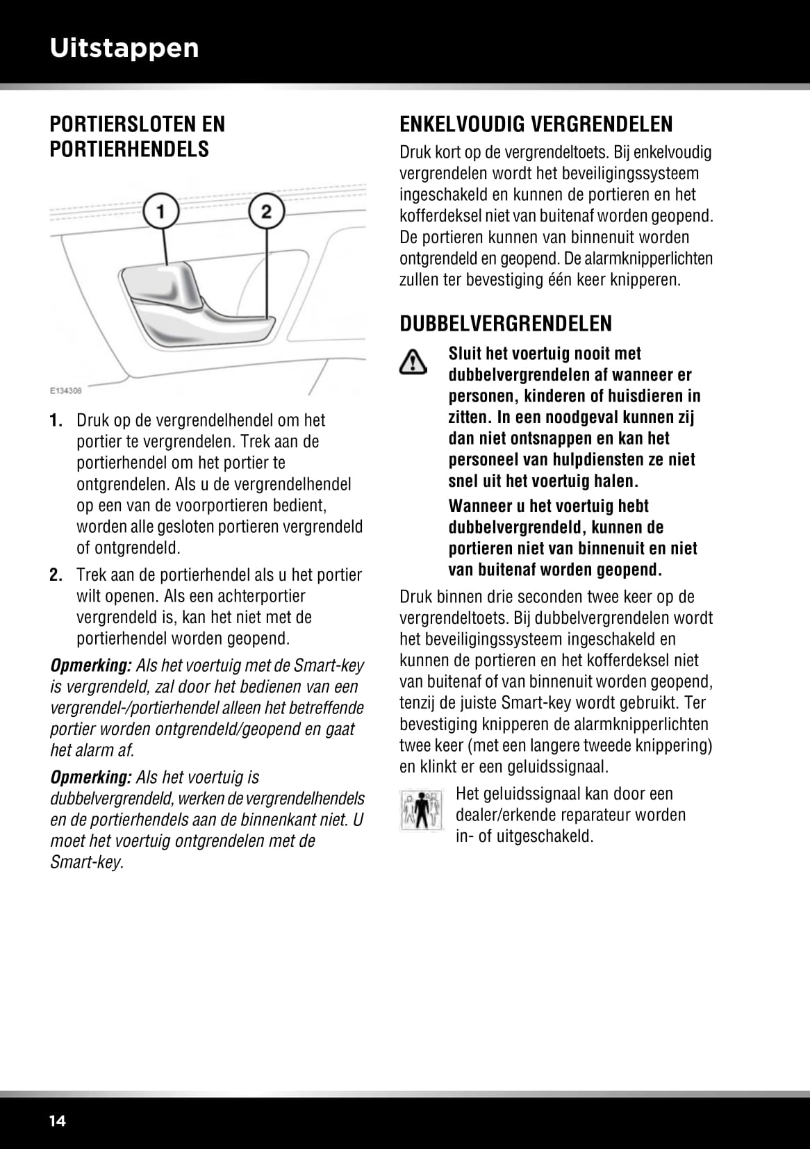 2013-2014 Jaguar XF Owner's Manual | Dutch