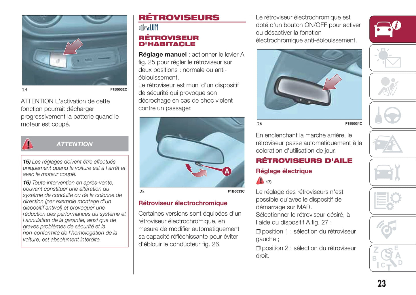 2015-2018 Fiat 500X Manuel du propriétaire | Français