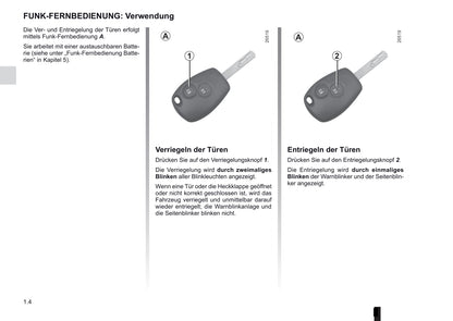 2013-2014 Renault Twingo Owner's Manual | German