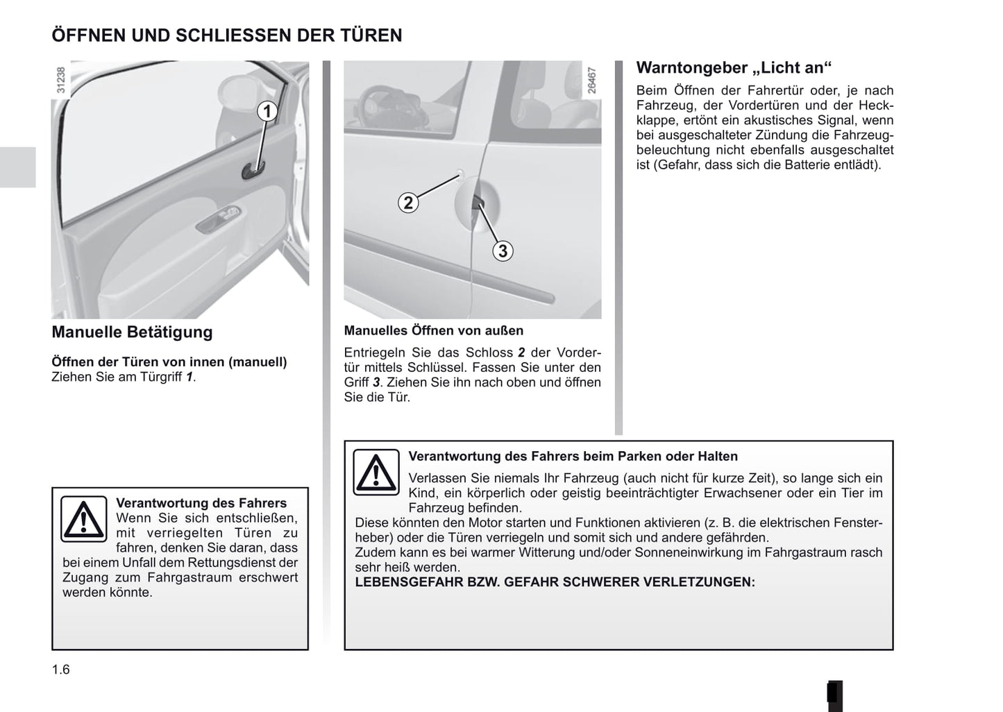 2013-2014 Renault Twingo Owner's Manual | German