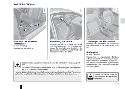 2013-2014 Renault Twingo Owner's Manual | German