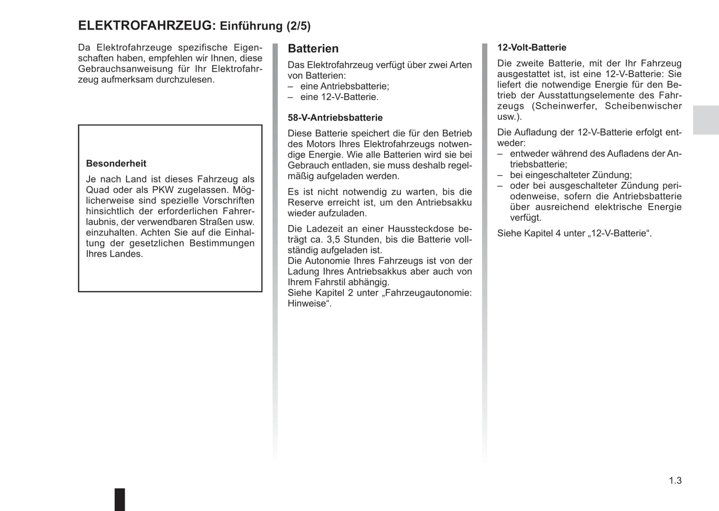 2016-2017 Renault Twizy Owner's Manual | German