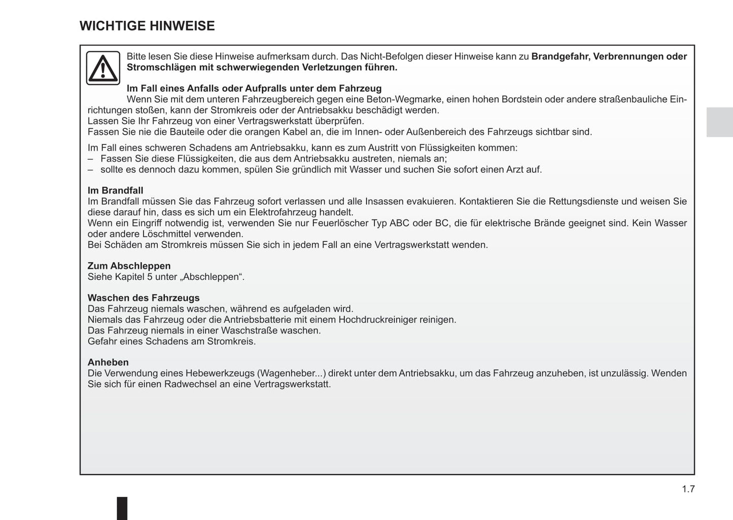 2016-2017 Renault Twizy Owner's Manual | German