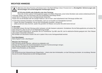 2016-2017 Renault Twizy Owner's Manual | German