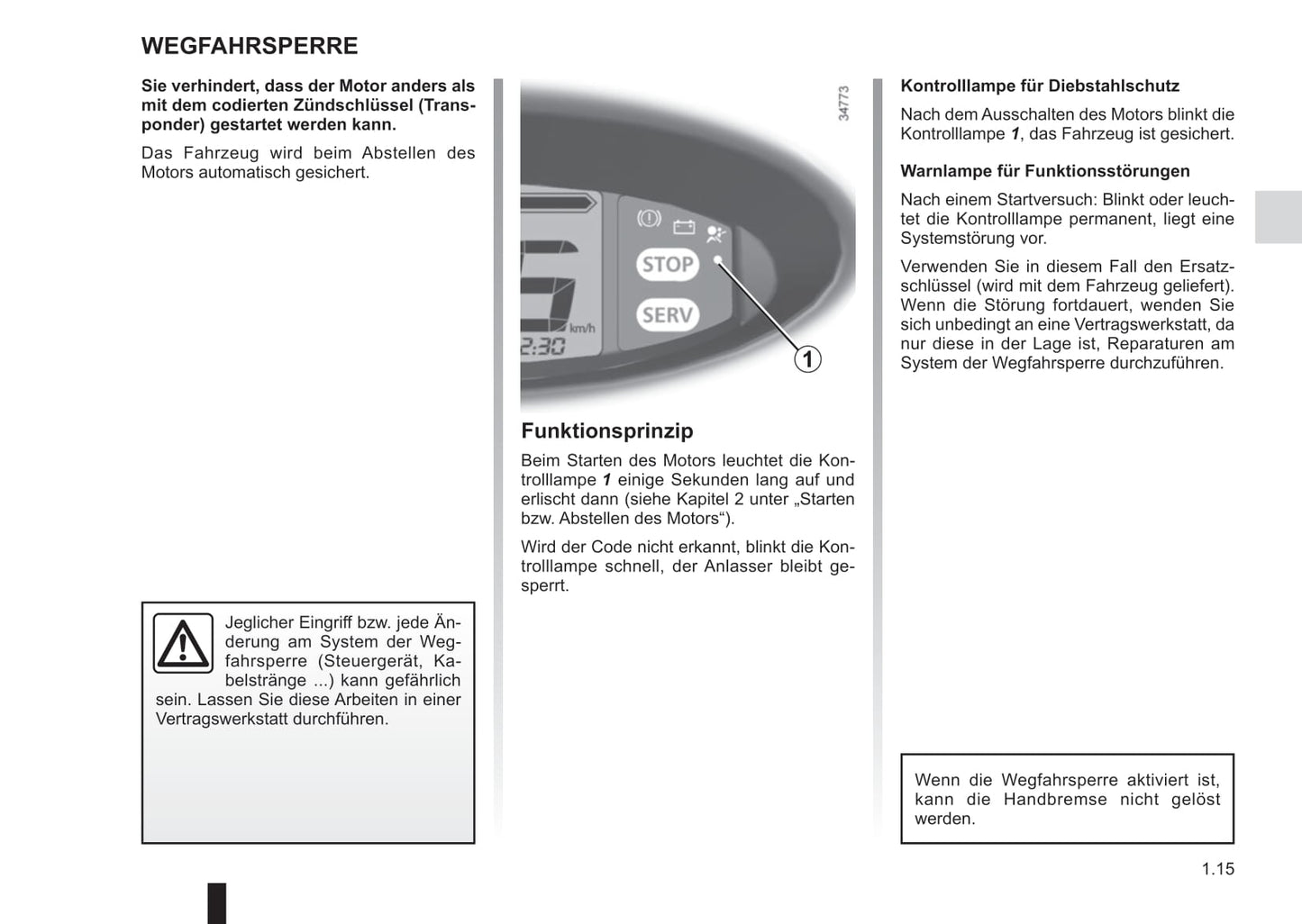 2016-2017 Renault Twizy Owner's Manual | German