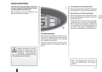 2016-2017 Renault Twizy Owner's Manual | German