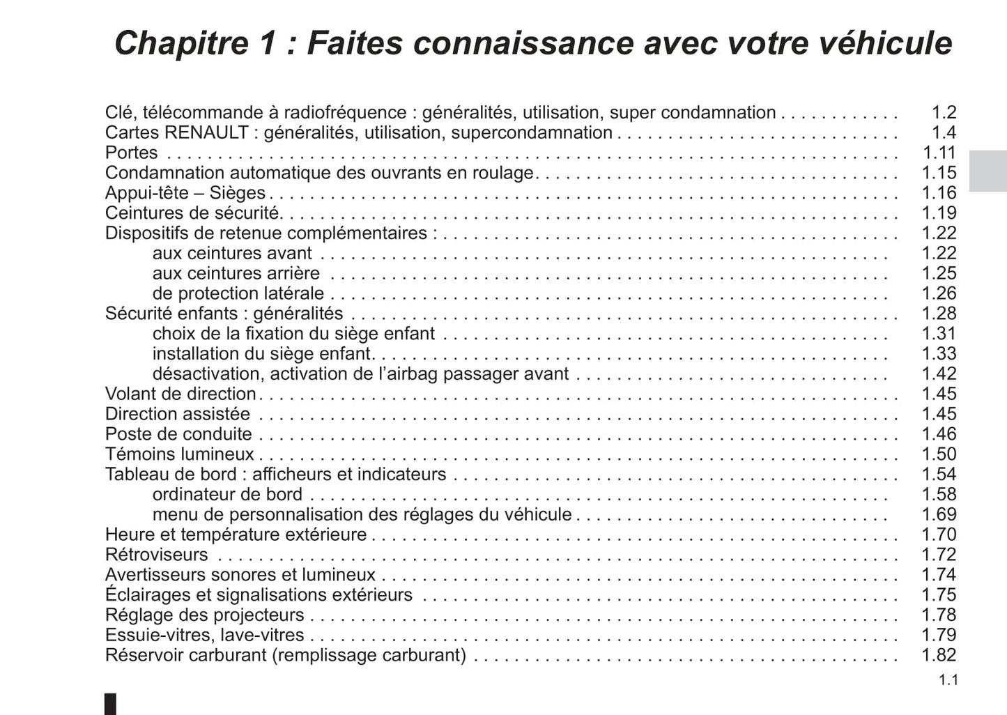 2011-2012 Renault Fluence Owner's Manual | French