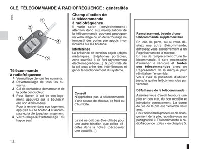 2011-2012 Renault Fluence Owner's Manual | French