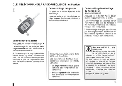 2011-2012 Renault Fluence Owner's Manual | French