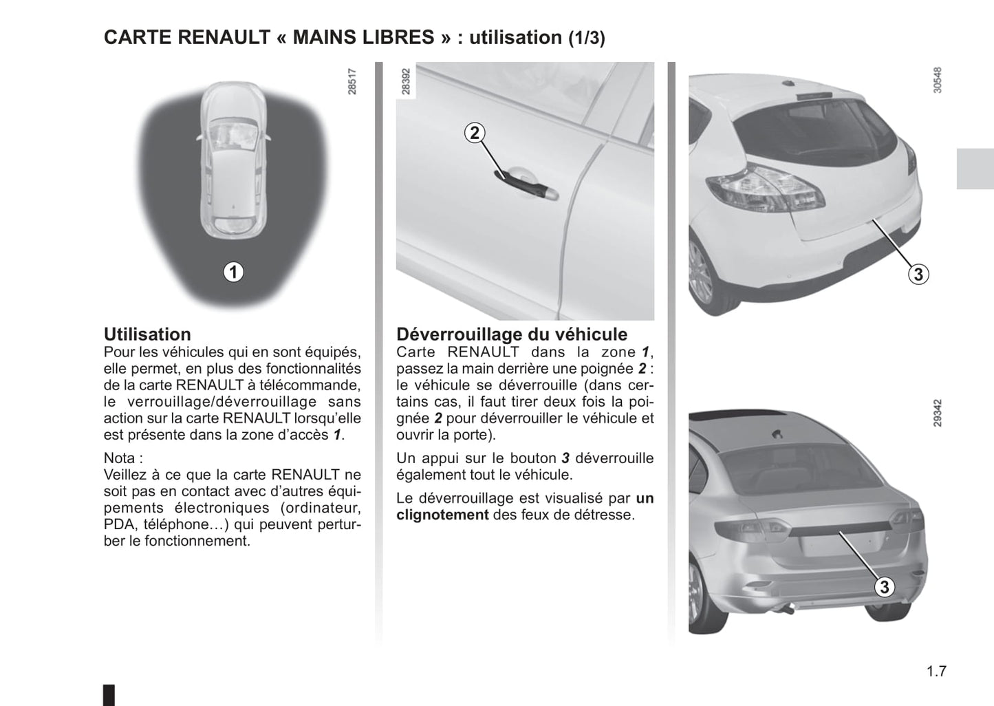 2011-2012 Renault Fluence Owner's Manual | French