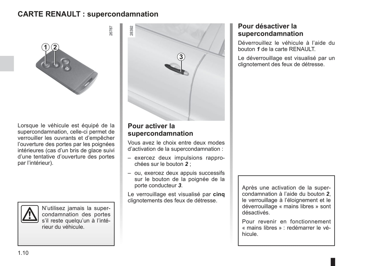 2011-2012 Renault Fluence Owner's Manual | French