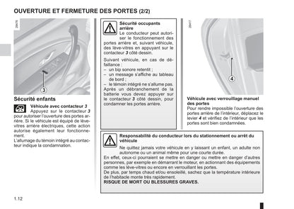 2011-2012 Renault Fluence Owner's Manual | French