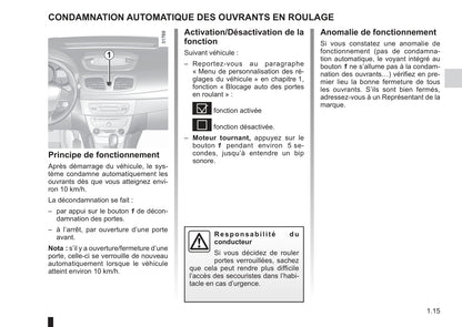 2011-2012 Renault Fluence Owner's Manual | French