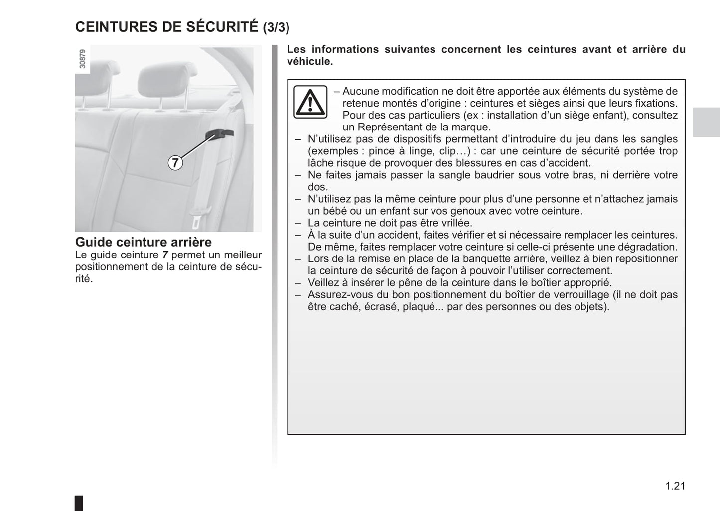 2011-2012 Renault Fluence Owner's Manual | French