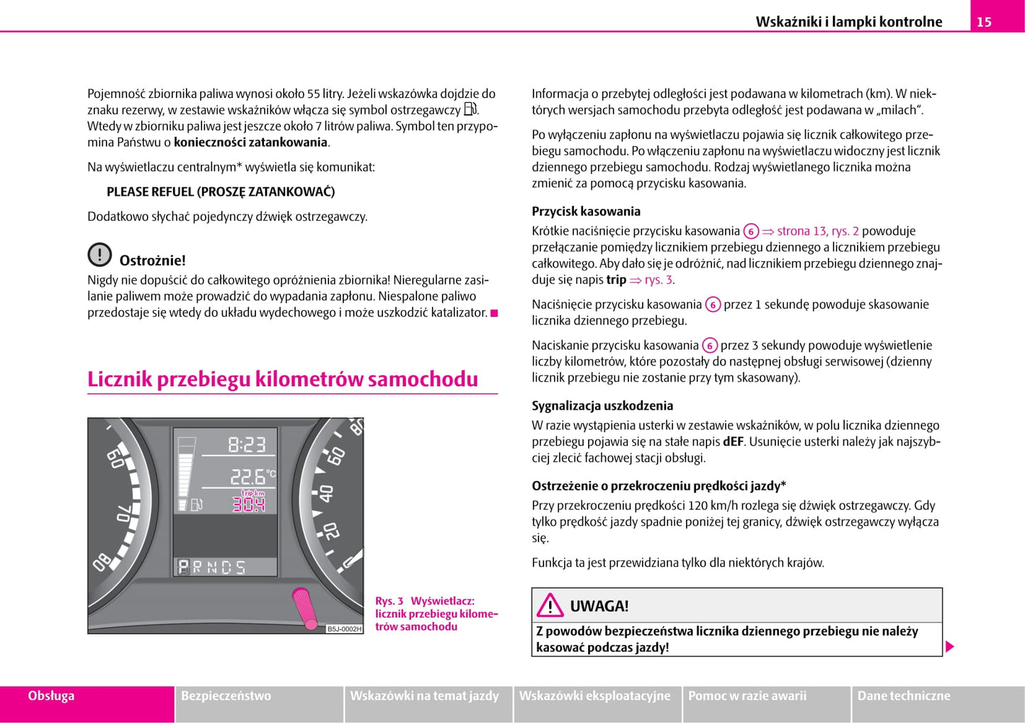 2007-2010 Skoda Fabia Bedienungsanleitung | Polnisch