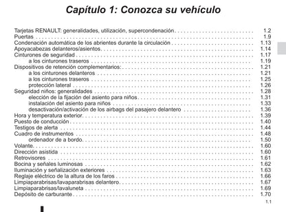 2012-2013 Renault Koleos Owner's Manual | Spanish