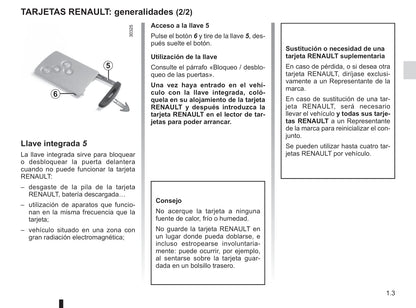 2012-2013 Renault Koleos Owner's Manual | Spanish