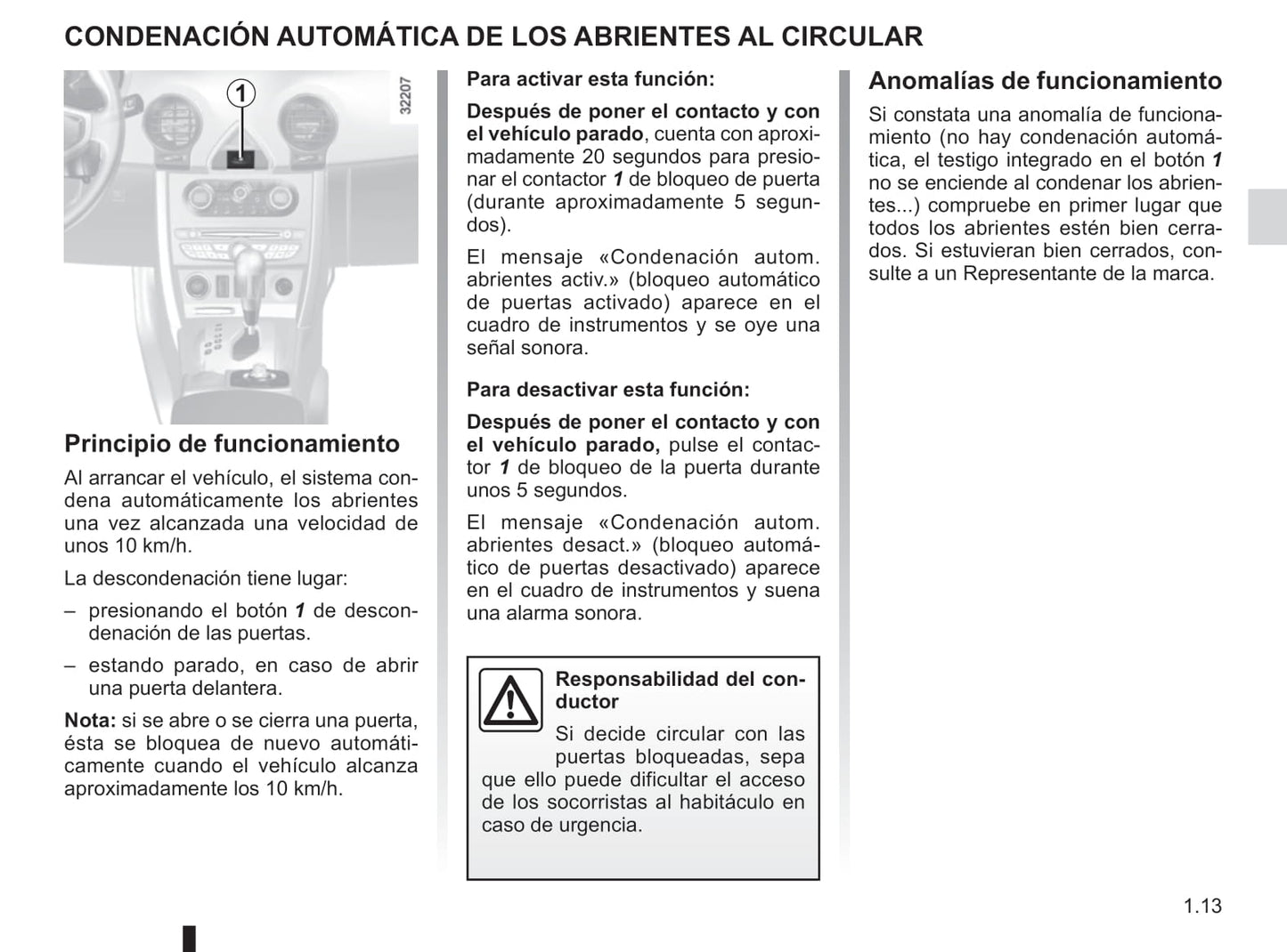 2012-2013 Renault Koleos Owner's Manual | Spanish