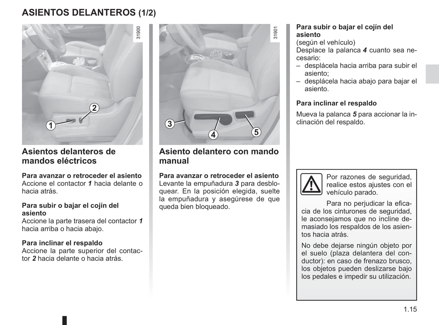 2012-2013 Renault Koleos Owner's Manual | Spanish