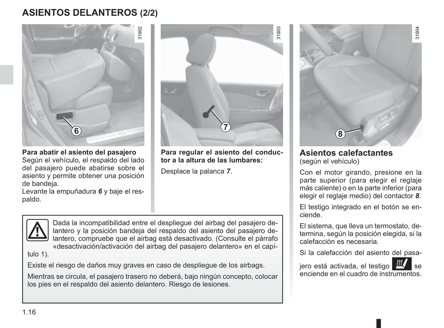 2012-2013 Renault Koleos Owner's Manual | Spanish