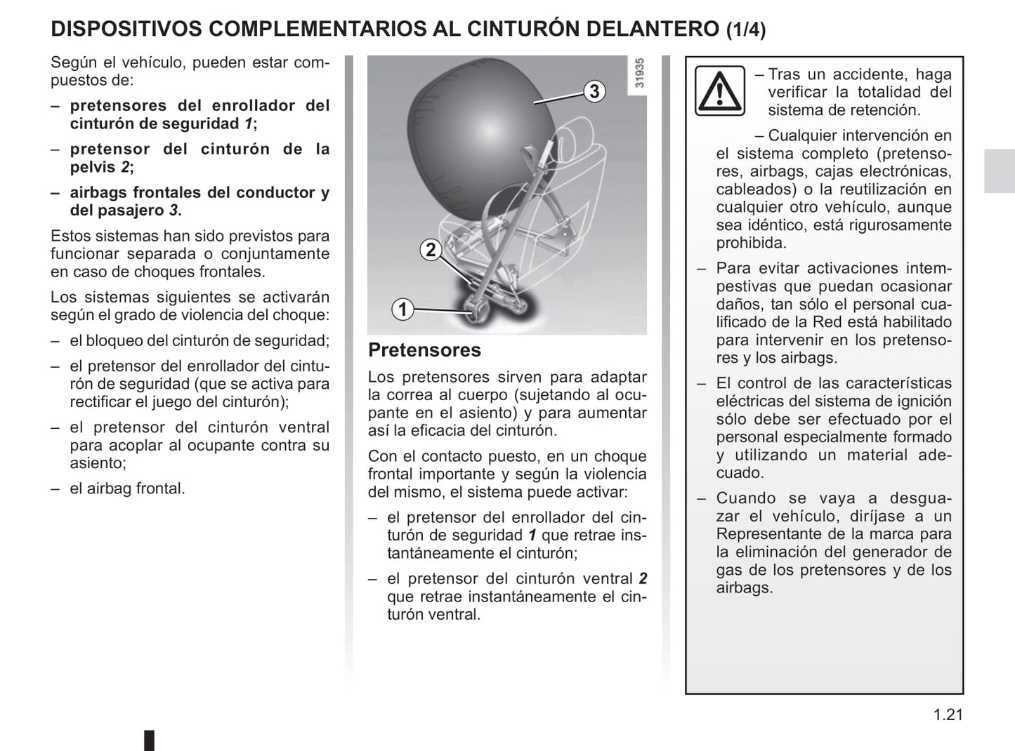 2012-2013 Renault Koleos Owner's Manual | Spanish