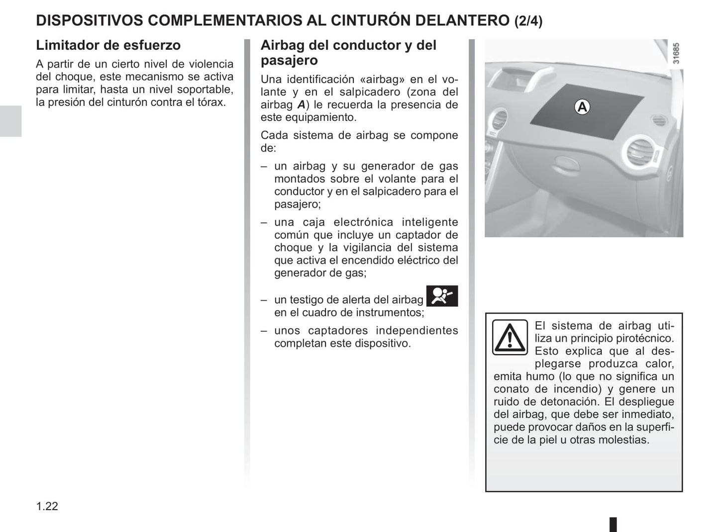 2012-2013 Renault Koleos Owner's Manual | Spanish