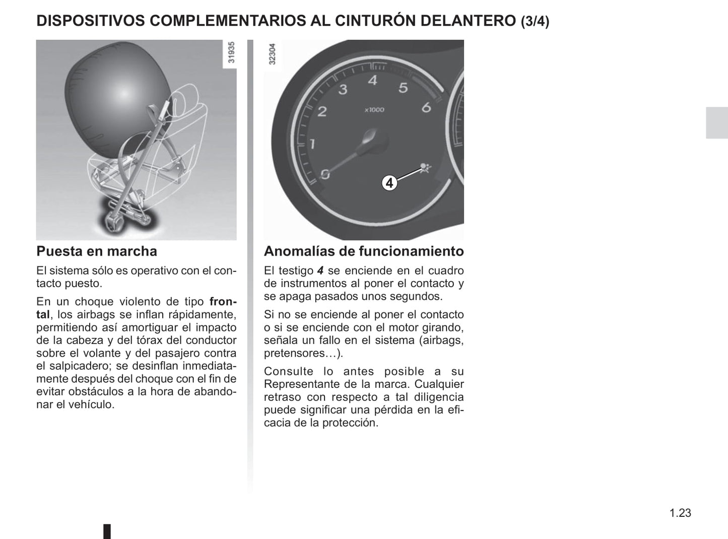 2012-2013 Renault Koleos Owner's Manual | Spanish